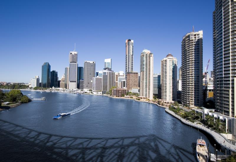 Fleuve de Brisbane en Australie